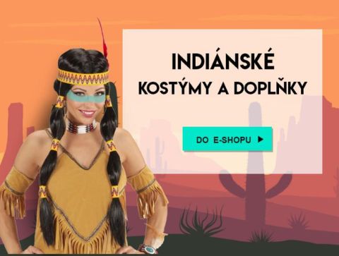 Indiánské kostýmy a doplňky